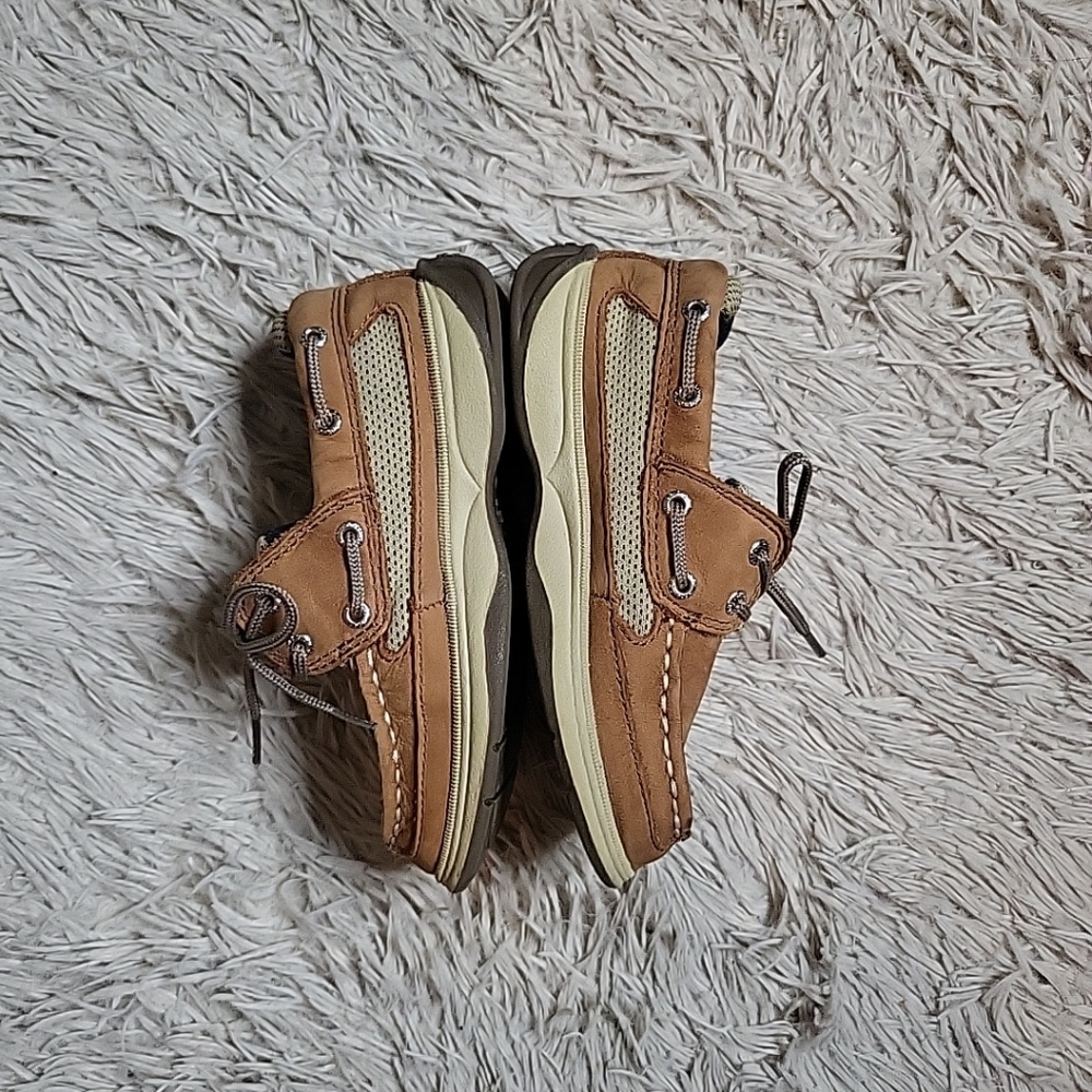 Kids Toddler Sperry Top Sider Boat Shoes Lanyard A/C Boys Shoes 11 M Classic - Picture 3 of 12